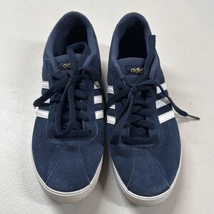 adidas Navy and White Athletic Shoes